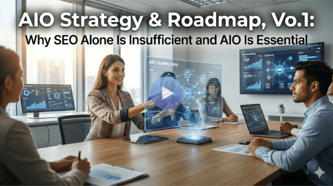 AIO Strategy & Roadmap, Vo.1: Why SEO Alone Is Insufficient and AIO Is Essential