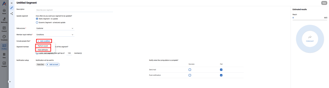 Set attribute or event