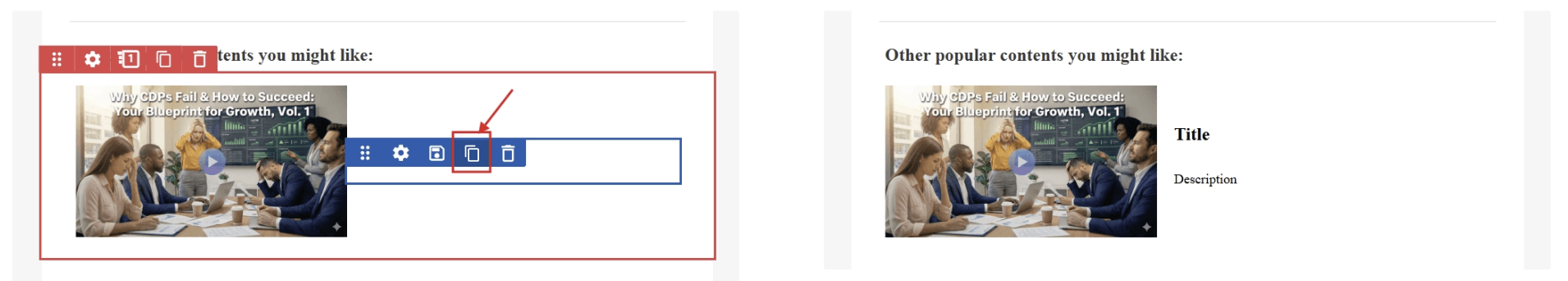 Duplicate Text Block